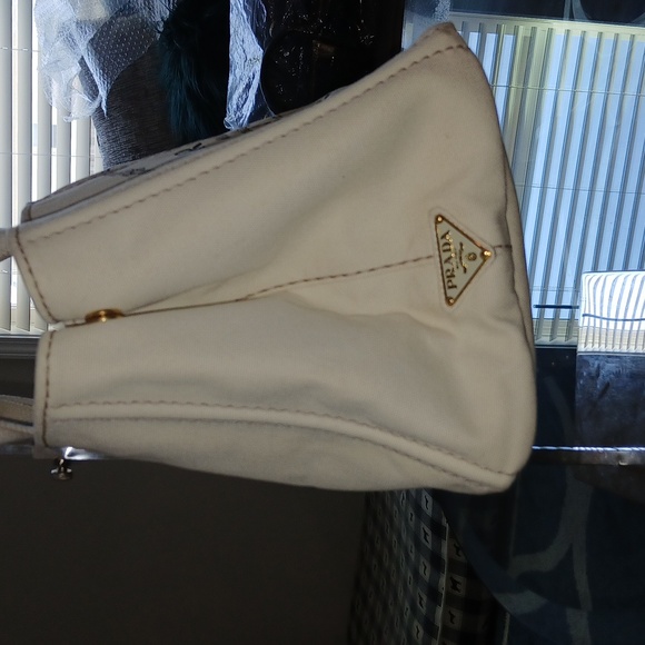 Prada Milano canapa euc canvas tote bag - Picture 4 of 16